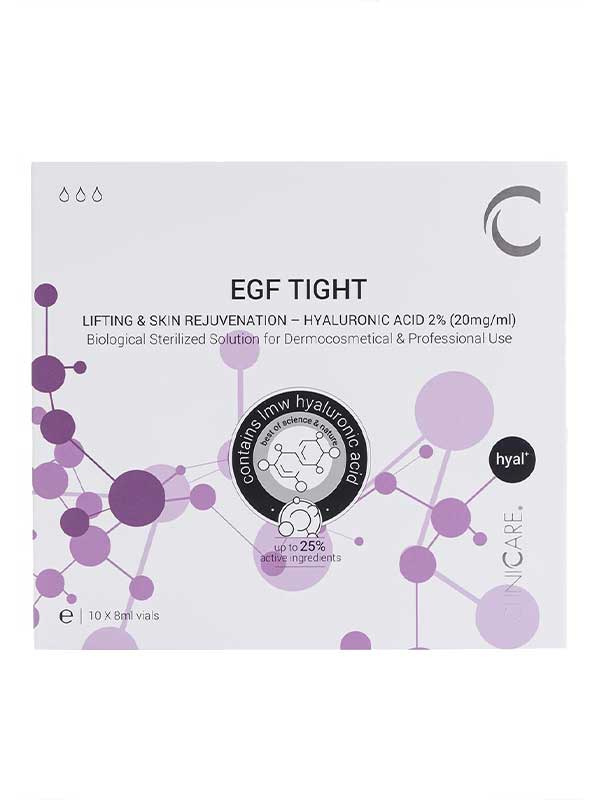 CLINICCARE EGF Tight Ampulli 10 x 8 ml 2% HA - Image 2