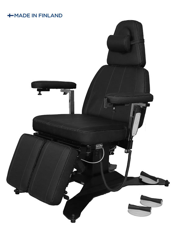 Afrodite GEN2 hoitotuoli 3 moottoria musta