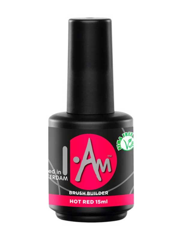 I.Am Brush Builder, Hot Red 15 ml