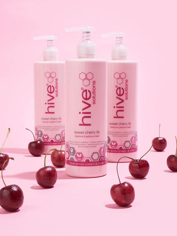 Naamio käsille ja jaloille, Kirsikka, 400 ml - Image 3