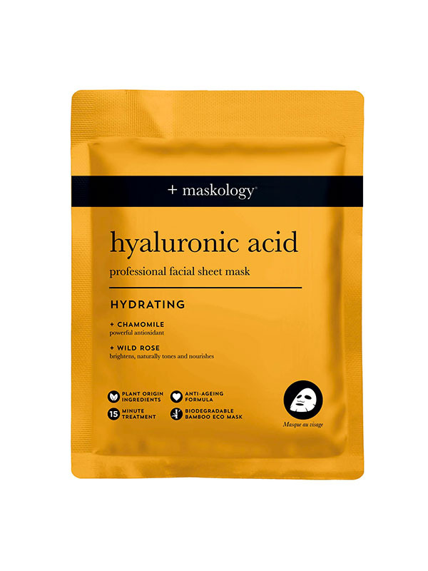 +maskology Hyaluronic Acid Sheet Mask 1 kpl