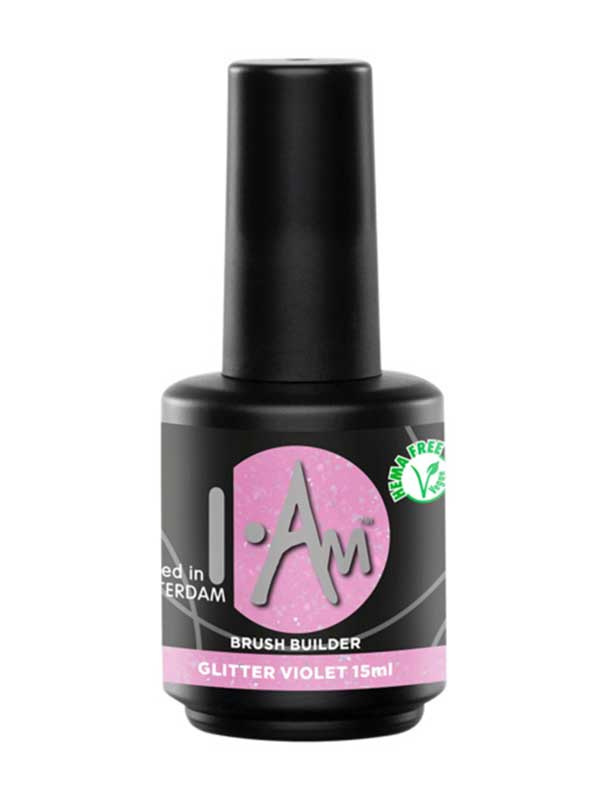 I.Am Brush Builder, Glitter Violet 15 ml