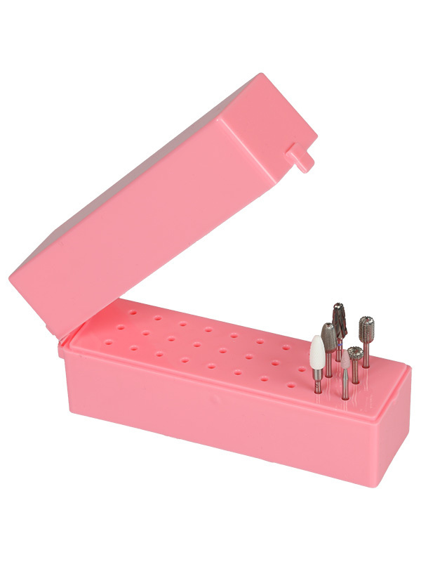Poranterien säilytysrasia 30 terälle, pinkki