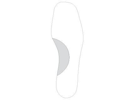 Pitkittäiskaaren kiila, matala, koko 7 (38-40) - Image 2