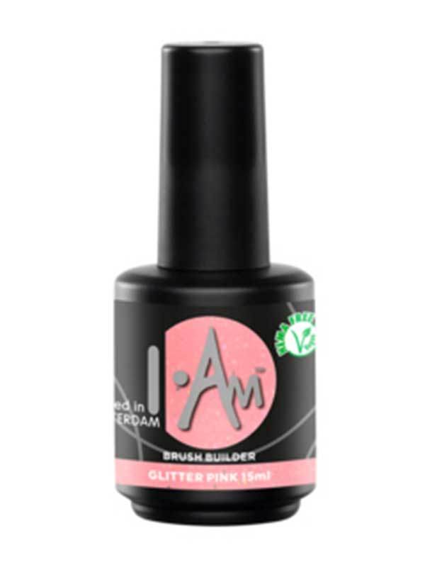 I.Am Brush Builder, Glitter Pink 15 ml