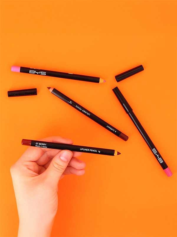 BYS Lip Liner Pencil Red 1 g - Image 4