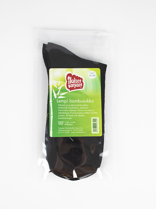 Iloiset Varpaat Lempi Bambusukka 41-44, Musta
