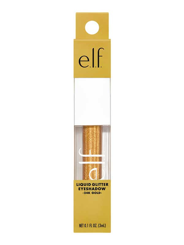 elf Pro Liquid glitter eyeshadow, 24K Gold