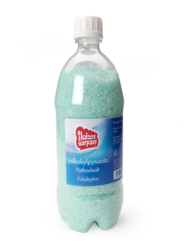 Iloiset Varpaat Jalkakylpysuola, Eukalyptus 1 L