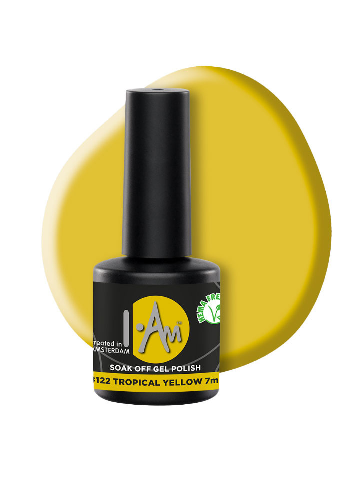 I.Am Soak Off Gel Polish #122 Tropical Yello 7 ml