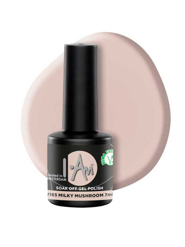 I.Am Soak Off Gel Polish #165 Milky Mushroom 7 ml