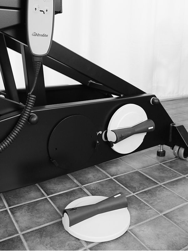 Afrodite-hoitotuoli 3 moottoria MUSTA langaton - Image 3