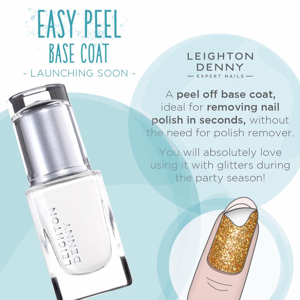 LD Easy Peel 12 ml kuorittava aluslakka glitterlak - Image 2