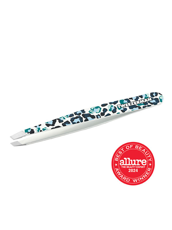 TW Slant Tweezer pinsetit, Leopard Print