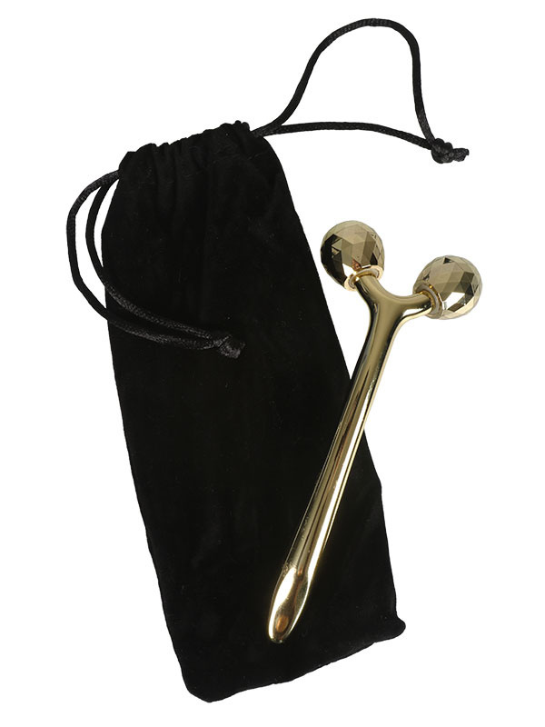 Hierontarulla kasvoille, kulta 12,5 cm 1 kpl - Image 2