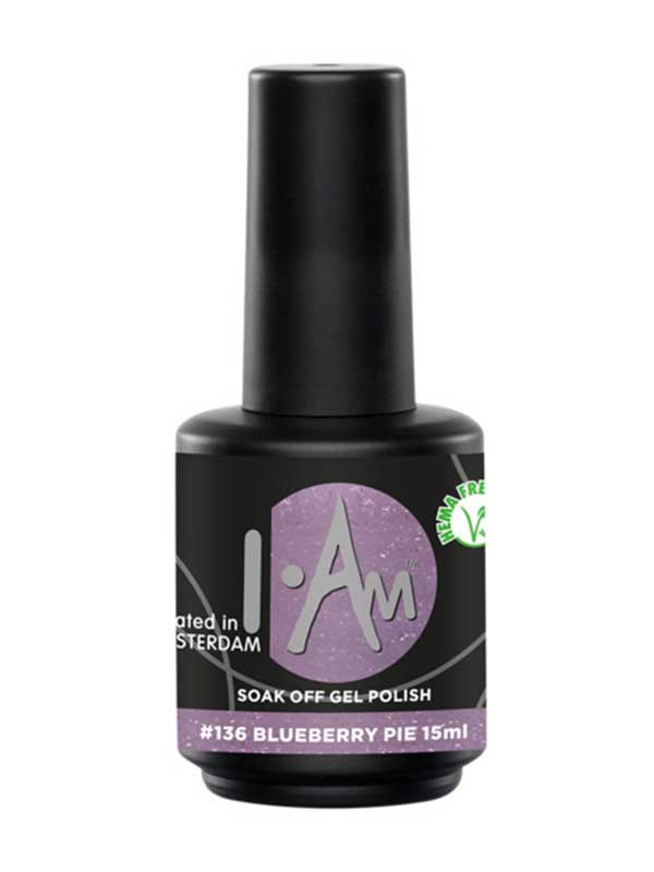 I.Am Soak Off Gel Polish #136 Blueberry Pie 7 ml