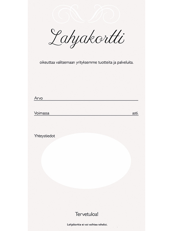 LaMente Lahjakortti Jouluilo 10 kpl - Image 2