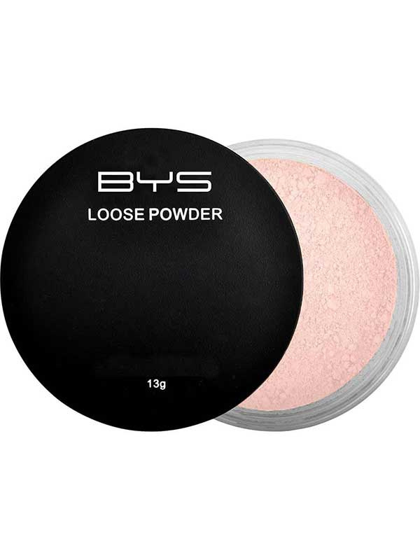 BYS Loose Powder with puff, light to medium 13 g