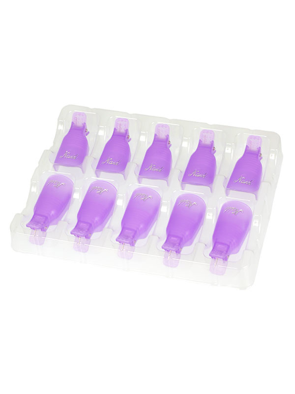 Geelilakan poistoklipsit sormien kynsille 10 kpl - Image 5