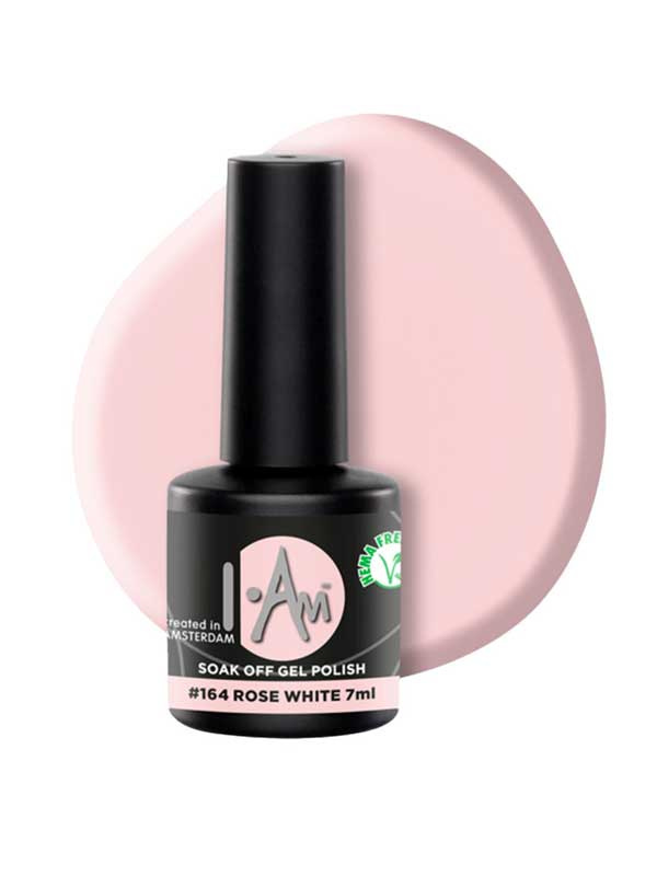 I.Am Soak Off Gel Polish #164 Rose White 7 ml