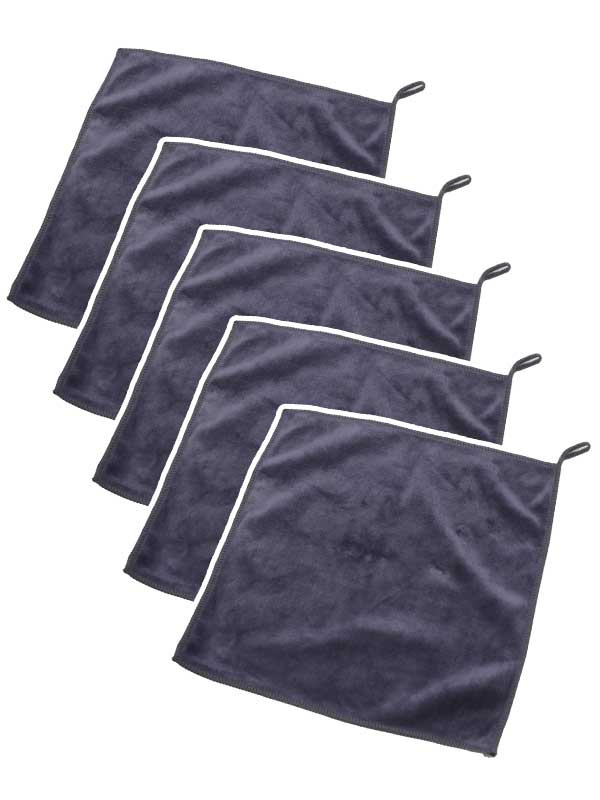 Mikrokuituliina, harmaa 30*30cm 5 kpl