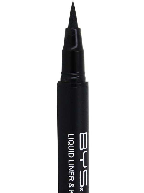 BYS Double Ended Liquid Liner & Kohl Pencil Black - Image 3