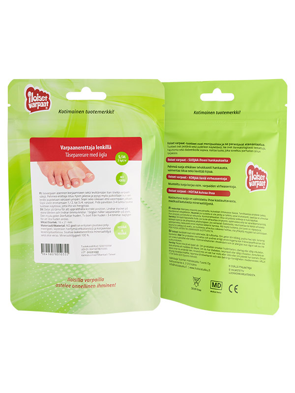 Varpaanerottaja lenkillä, koko S/M 2kpl - Image 2