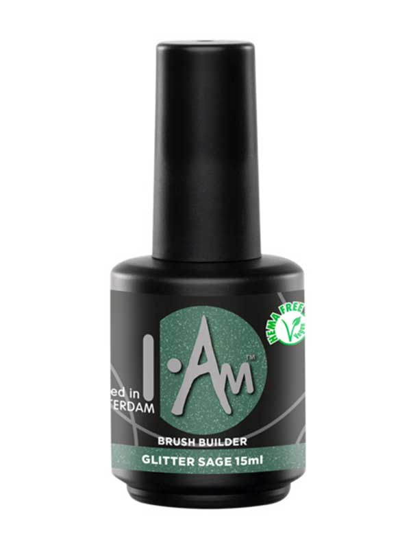 I.Am Brush Builder, Glitter Sage 15 ml
