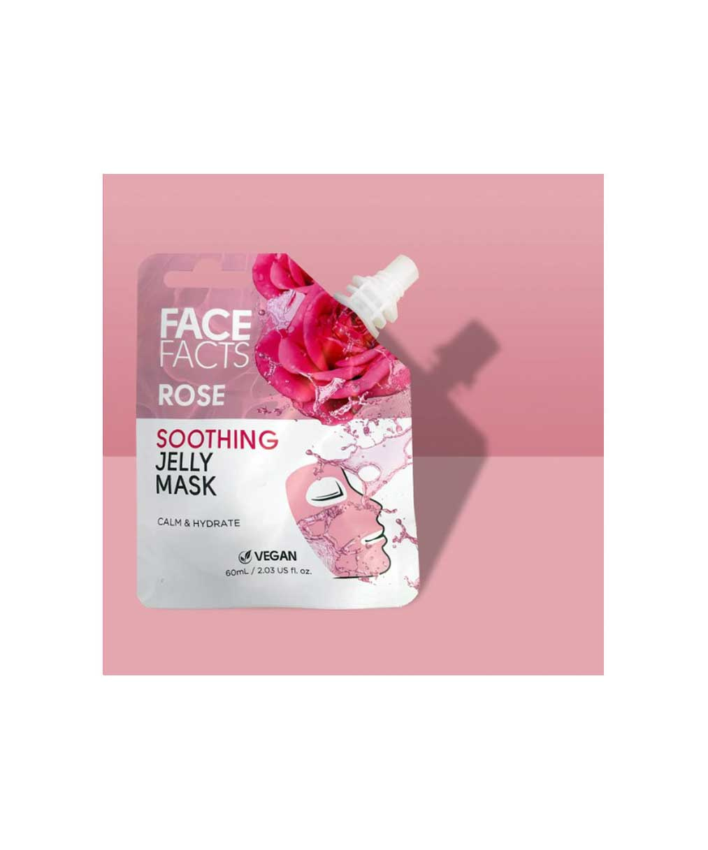 Face Facts Jelly mask Rose