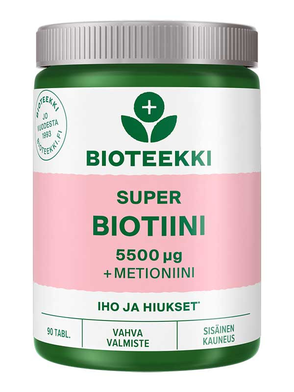 Bioteekki Super Biotiini 90 tabl