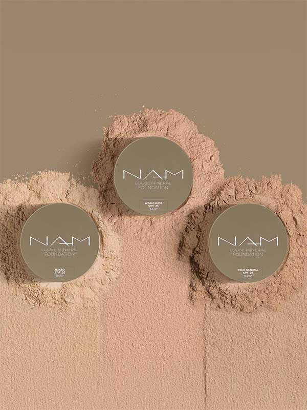 NAM Loose Mineral Foundation SPF25 Warm Nude 6g - Image 2