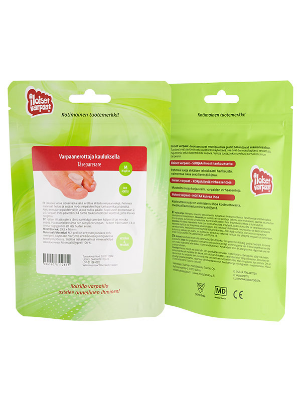 Varpaanerottaja kauluksella, koko M 2kpl - Image 2