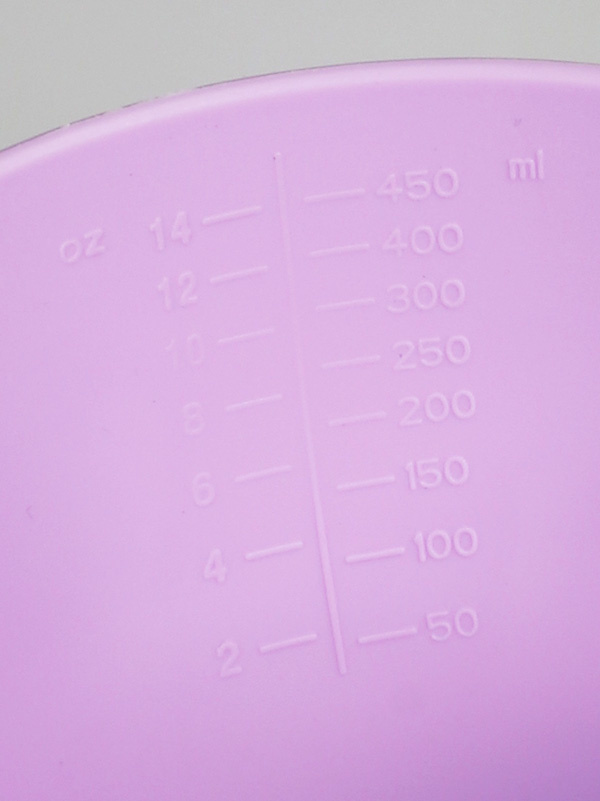 Naamiokulho silikonia 450 ml, pinkki - Image 3