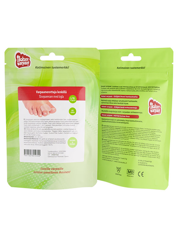 Varpaanerottaja lenkillä, koko L/XL 2kpl - Image 2