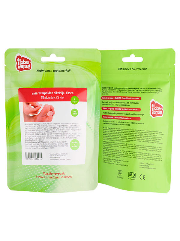 Vasaravarpaiden oikaisija, koko L, vasen 2kpl - Image 2