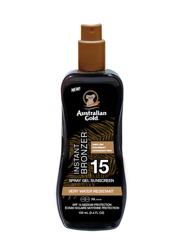 Australian Gold SPF 15 Spray Gel Bronzer 100 ml