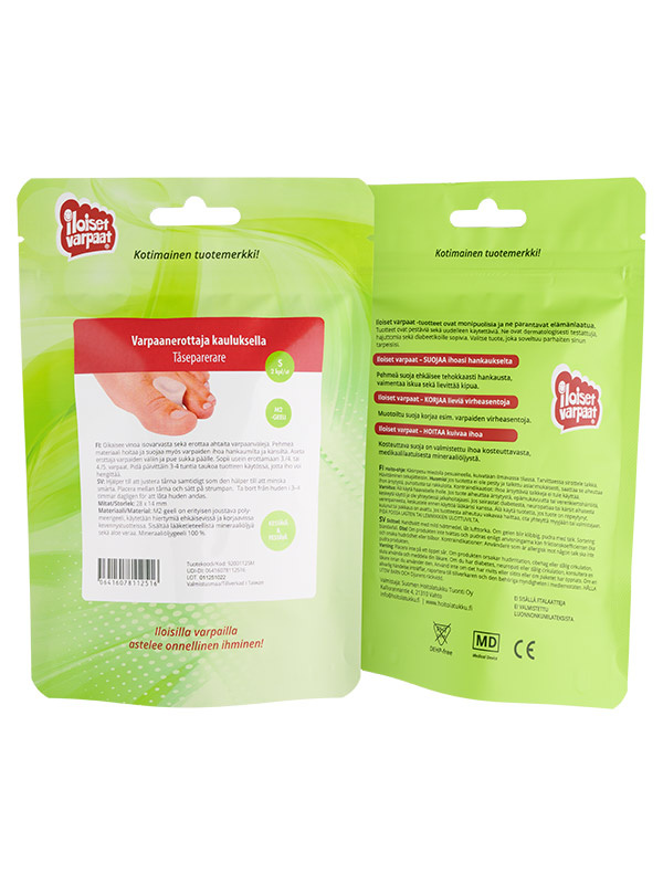 Varpaanerottaja kauluksella, koko S 2kpl - Image 2