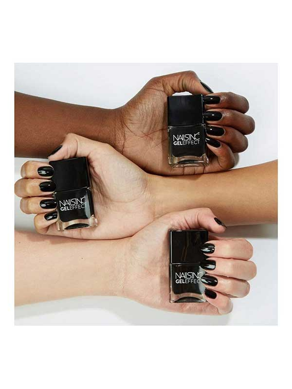 Nails Inc Gel Effect kynsilakka Black Taxi 14ml - Image 2
