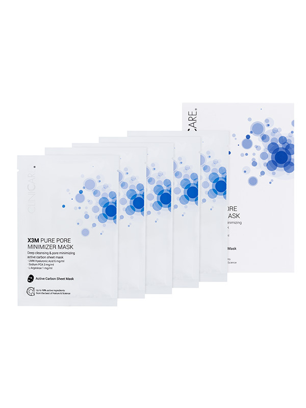 CLINICCARE X3M Pure Pore Minimizer Mask 5 x 25 ml