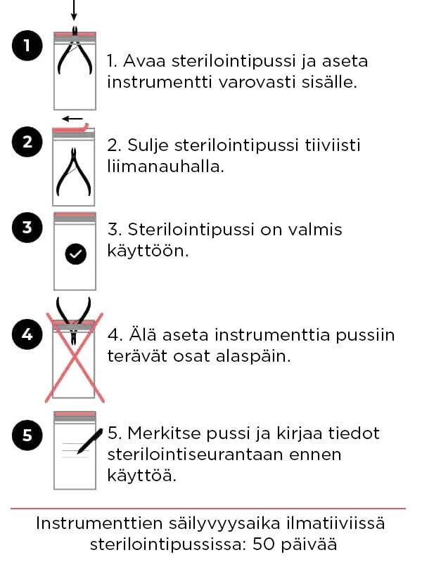 Microstop sterilointipussi 100x200 mm ikkunalla - Image 2