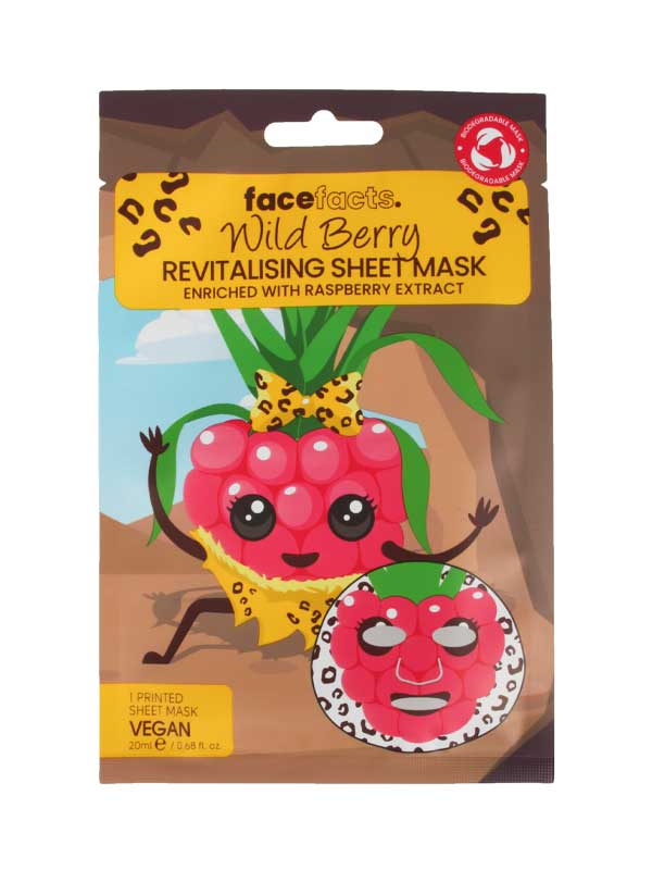 Face Facts kangasnaamio Wild Berry 1 kpl