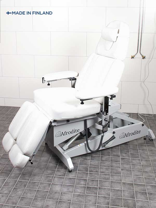 Afrodite-hoitotuoli 2 moottoria valkoinen langaton