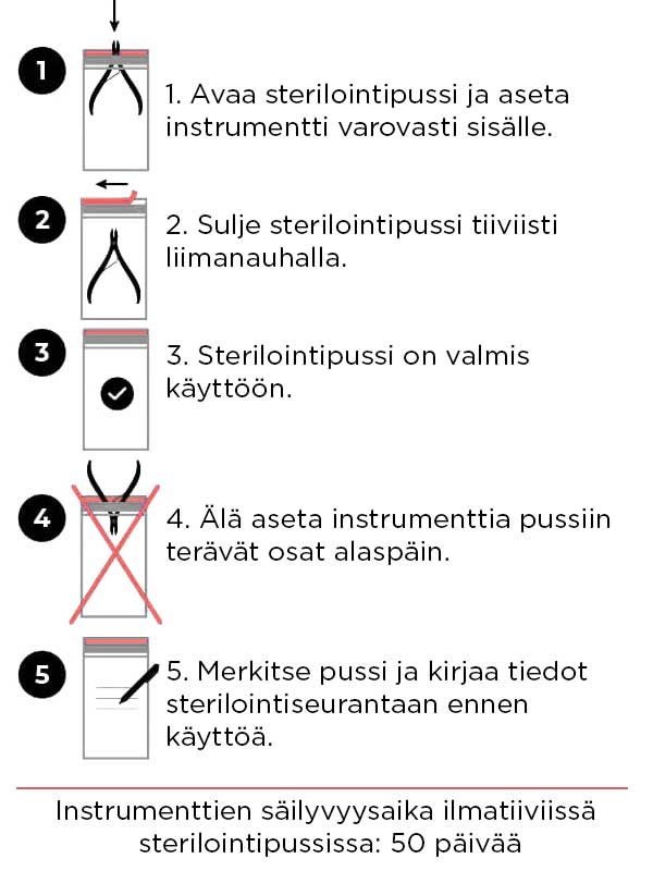 Microstop sterilointipussi 50x200 mm 100 kpl - Image 2