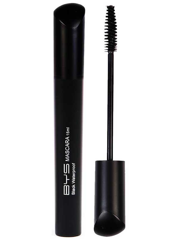 BYS Black Waterproof Mascara, extra musta 15 ml