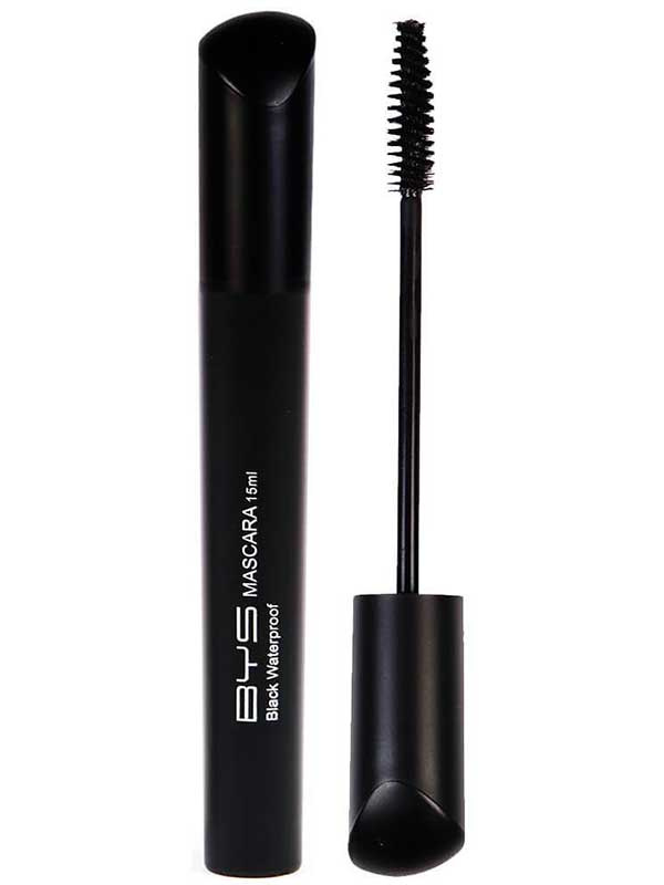 BYS Black Waterproof Mascara, extra musta 15 ml