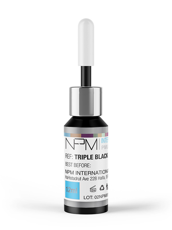 NPM-pigmentointiväri12ml silmille TripleBlack 1401