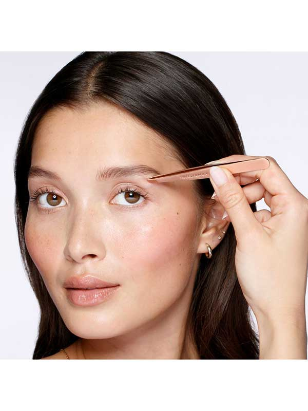 TW Slant Tweezer pinsetit, Rose Gold ruusukulta - Image 3