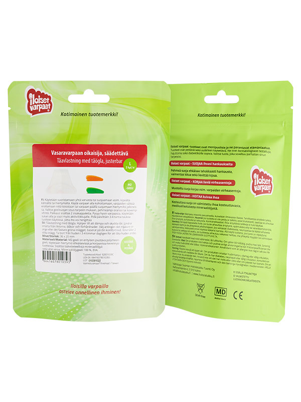 Vasaravarpaan oikaisija, säädettävä, koko L 2kpl - Image 2