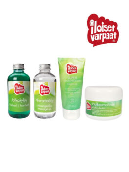 Opiskelijan Iloiset varpaat -hoitotuotepaketti