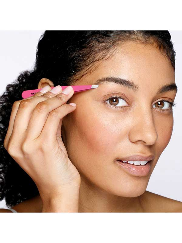 TW Slant Tweezer pinsetit, Pretty in Pink pinkki - Image 3